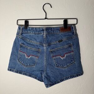 Wrangler Carolina Mid-rise Vintage Denim Short